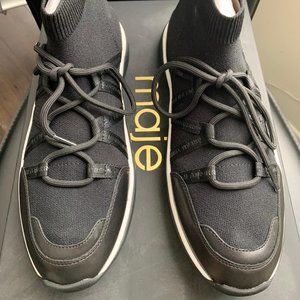 MAJE - E19 Fuite Sneakers Chaussett Black